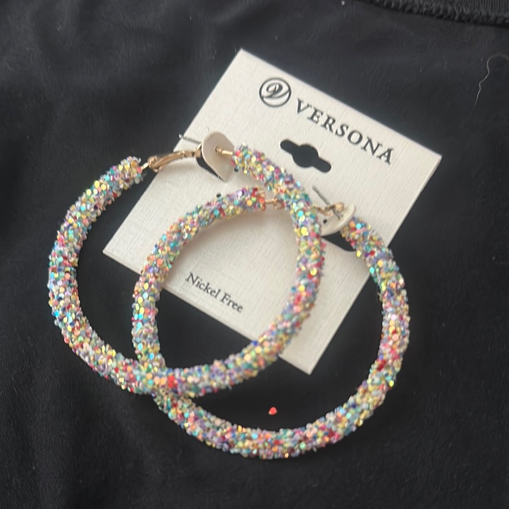Versona Crystal-Embellished Hoop Earrings